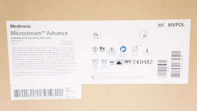 Medtronic MVPOL Microstream Advance Pediatric Nasal CO2 Filter Line - Box of 25